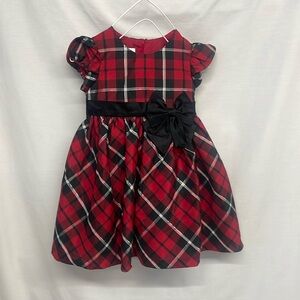 Bonnie Jean plaid holiday dress size 3T